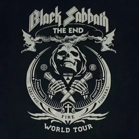 Black Sabbath The End Would Tour T-Shirt, Graphic Tour 2016 Concert Band Tee - Picture 3 of 4